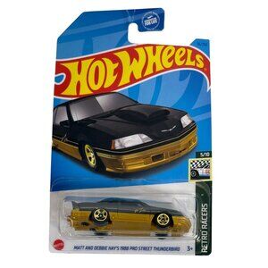 Hot Wheels Matt Debbie Hays 1988 Pro Street Thunderbird Retro Racers 5/10